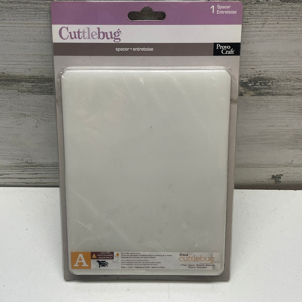 Cricut Cuttlebug Spacer Plate A Provo Craft Die Cutting Embossing 37-1259